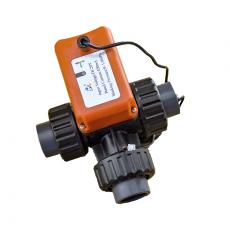 Plastic Three-Way Electric Ball Valves jointed by glue(Nominal Diameter: 21.5mm-37.7mm) 