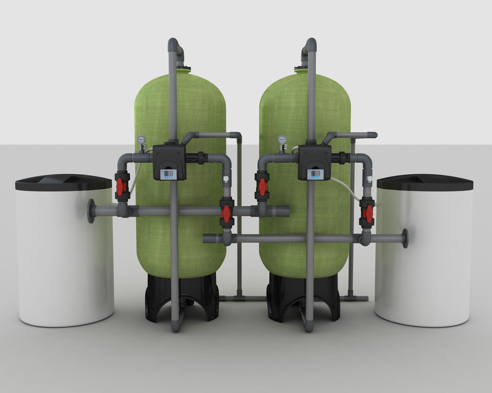 Softening System of 10 Ton Double Valve Double Tank